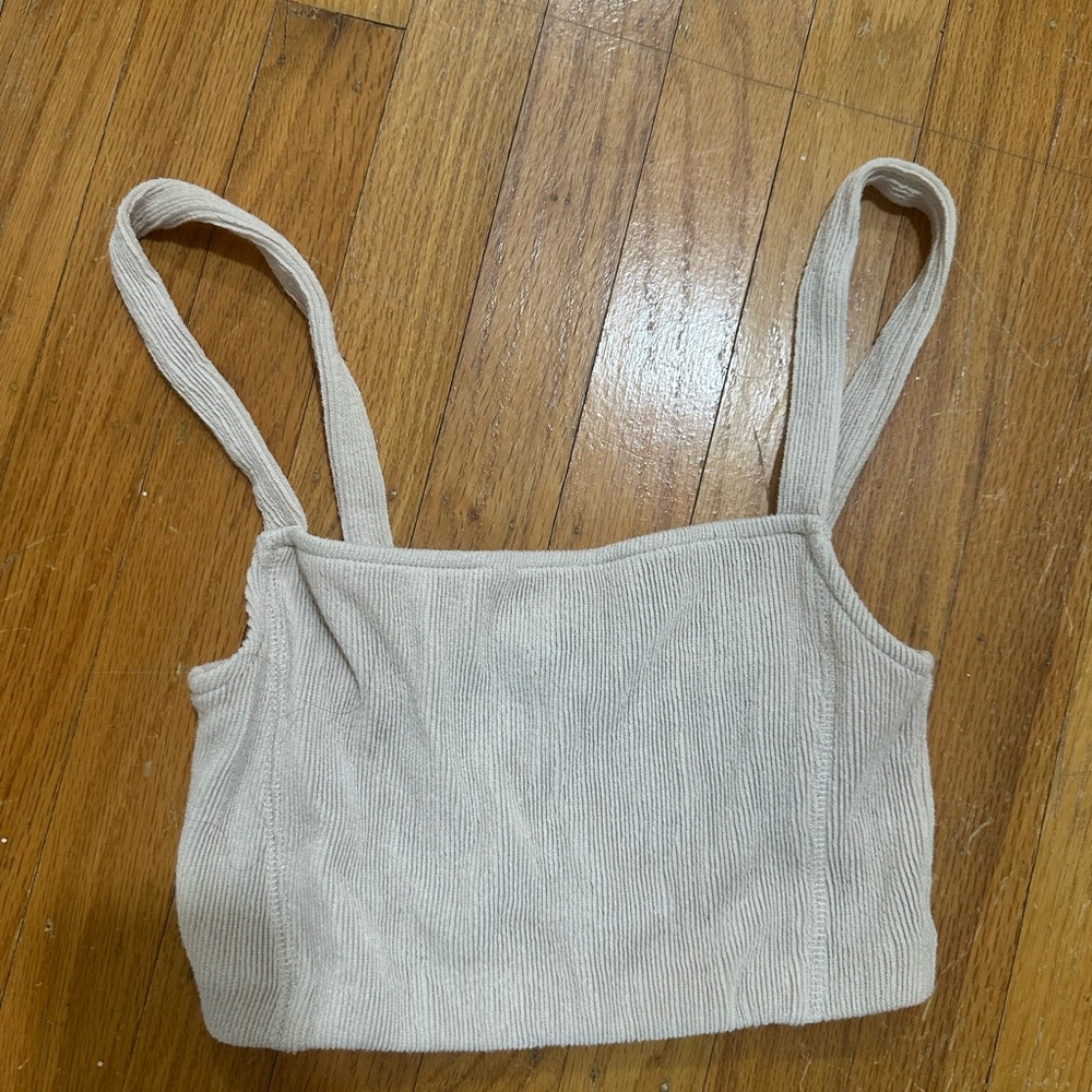 Zara beige tank top